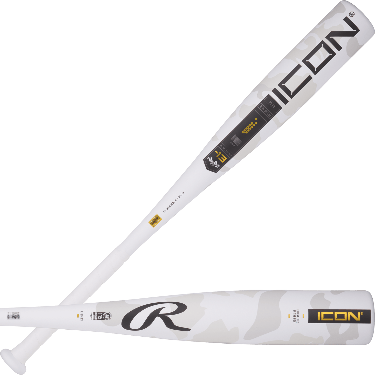 2025 Rawlings Icon -13 USSSA Junior Big Barrel Baseball Bat - RJB5I13