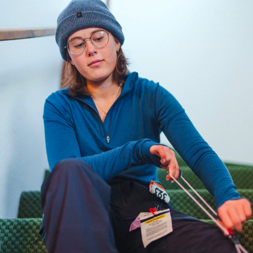 Women's Aspect 1/4 Zip Top by Ridge Merino