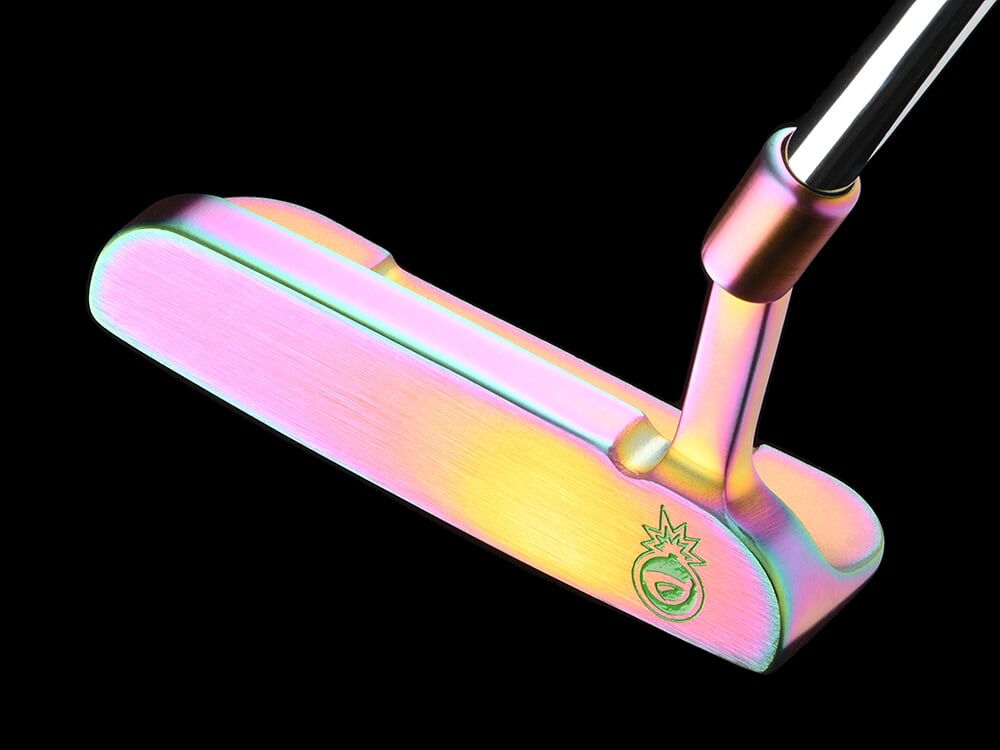 BombTech Golf 3.0 Volcano Torched Blade Putter