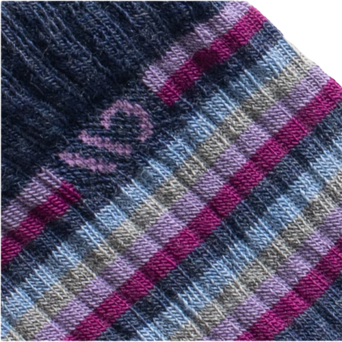 Women's Multi Stripe Cushioned Micro Crew Socks by WIDE OPEN® Socks