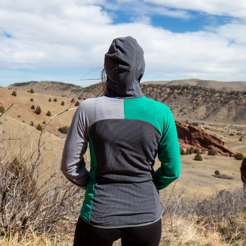 Women's Half Zip Fleece Ultralight Pullover by SkyGOAT
