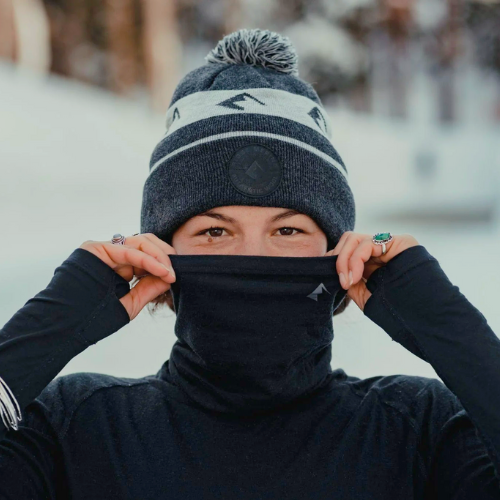 Women's Aspect High Neck Top by Ridge Merino