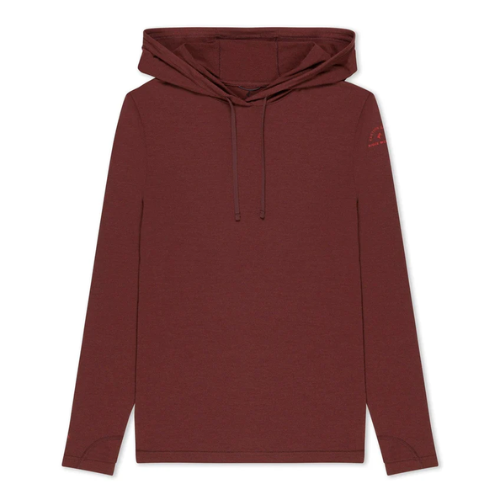 Women's Solstice Lightweight Wool Hoodie by Ridge Merino