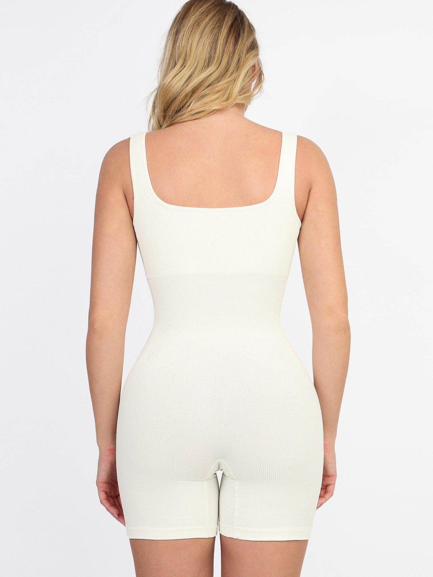【🔥Big Sale🔥】Shapewear Seamless Square Neck Workout Jumpsuit or Romper