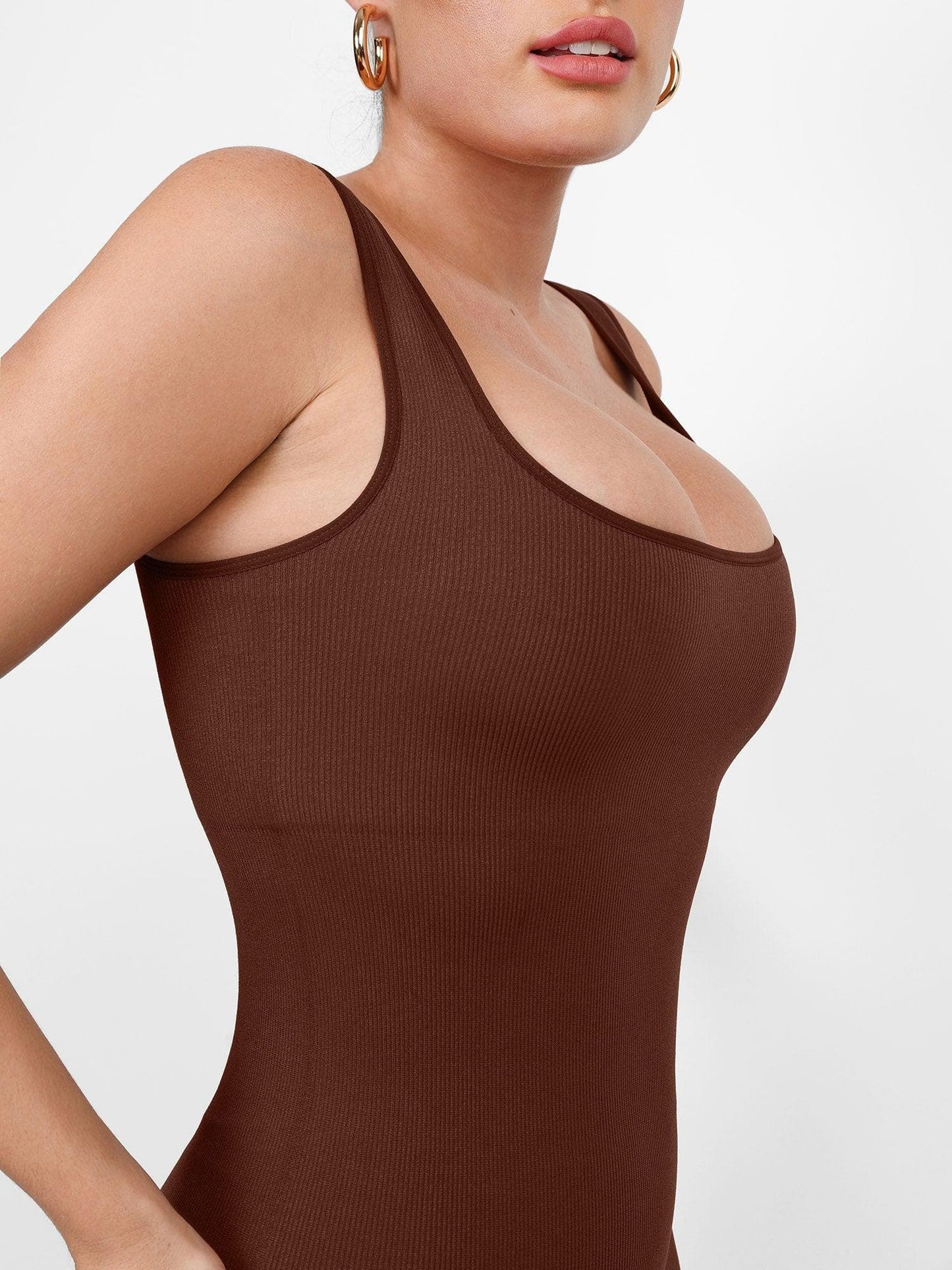 【🔥Big Sale🔥】Shapewear Seamless Square Neck Workout Jumpsuit or Romper