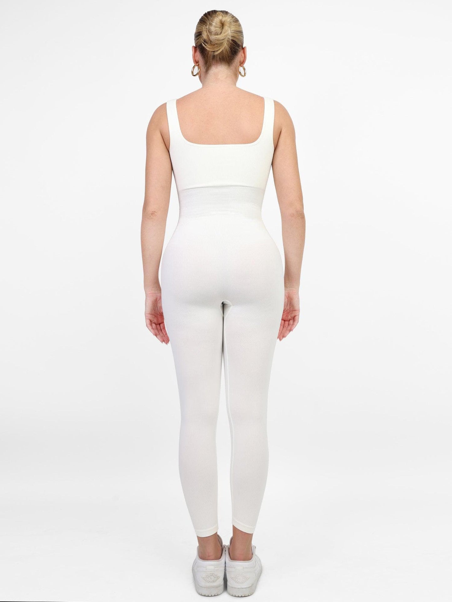 【🔥Big Sale🔥】Shapewear Seamless Square Neck Workout Jumpsuit or Romper