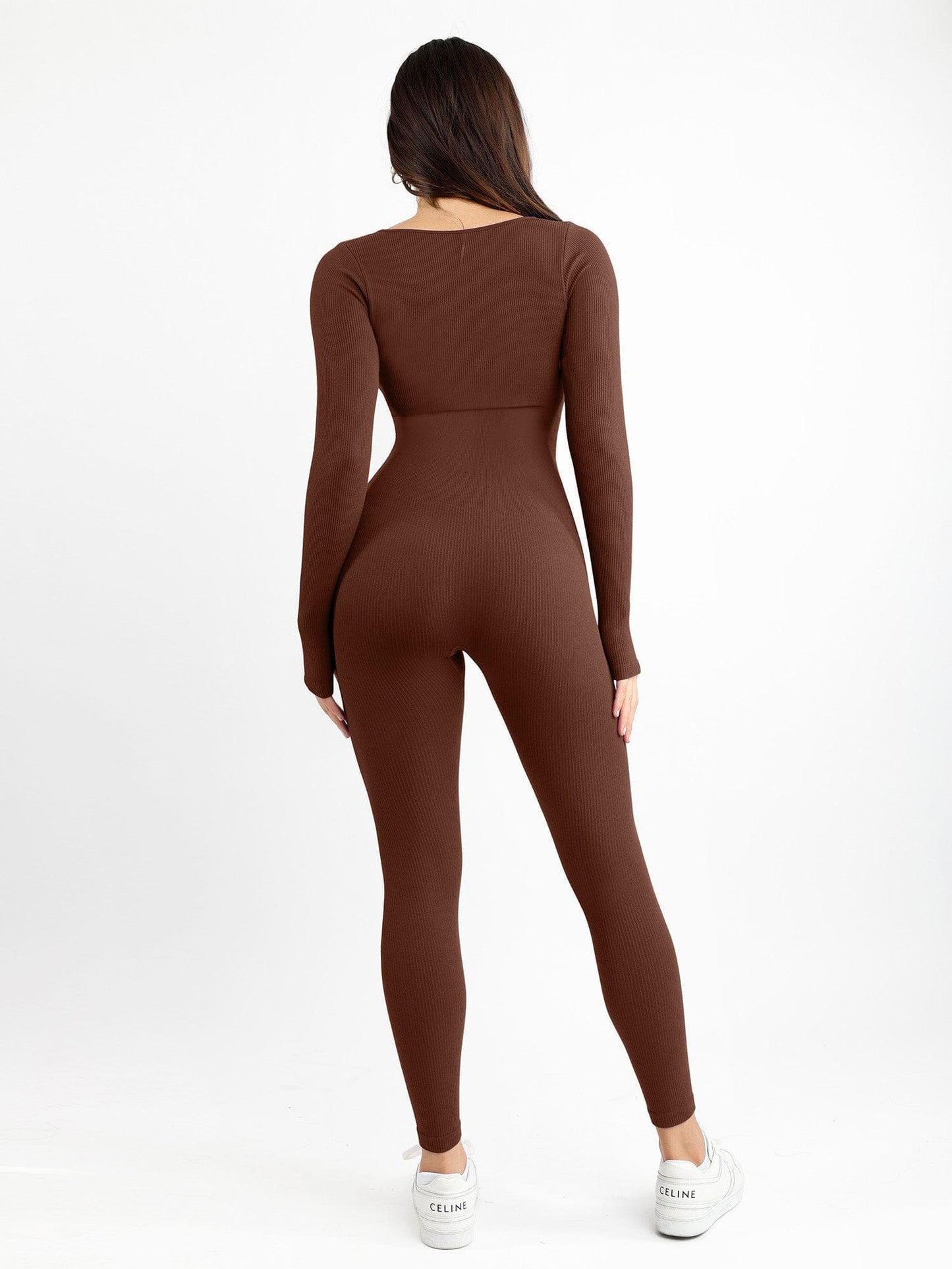 【🔥Big Sale🔥】Shapewear Seamless Square Neck Workout Jumpsuit or Romper