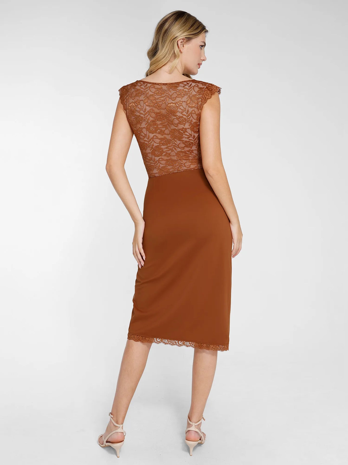 【🔥Big Sale🔥】Shapewear Sculpting Lace Bodysuit or Midi Skirt or Shrug
