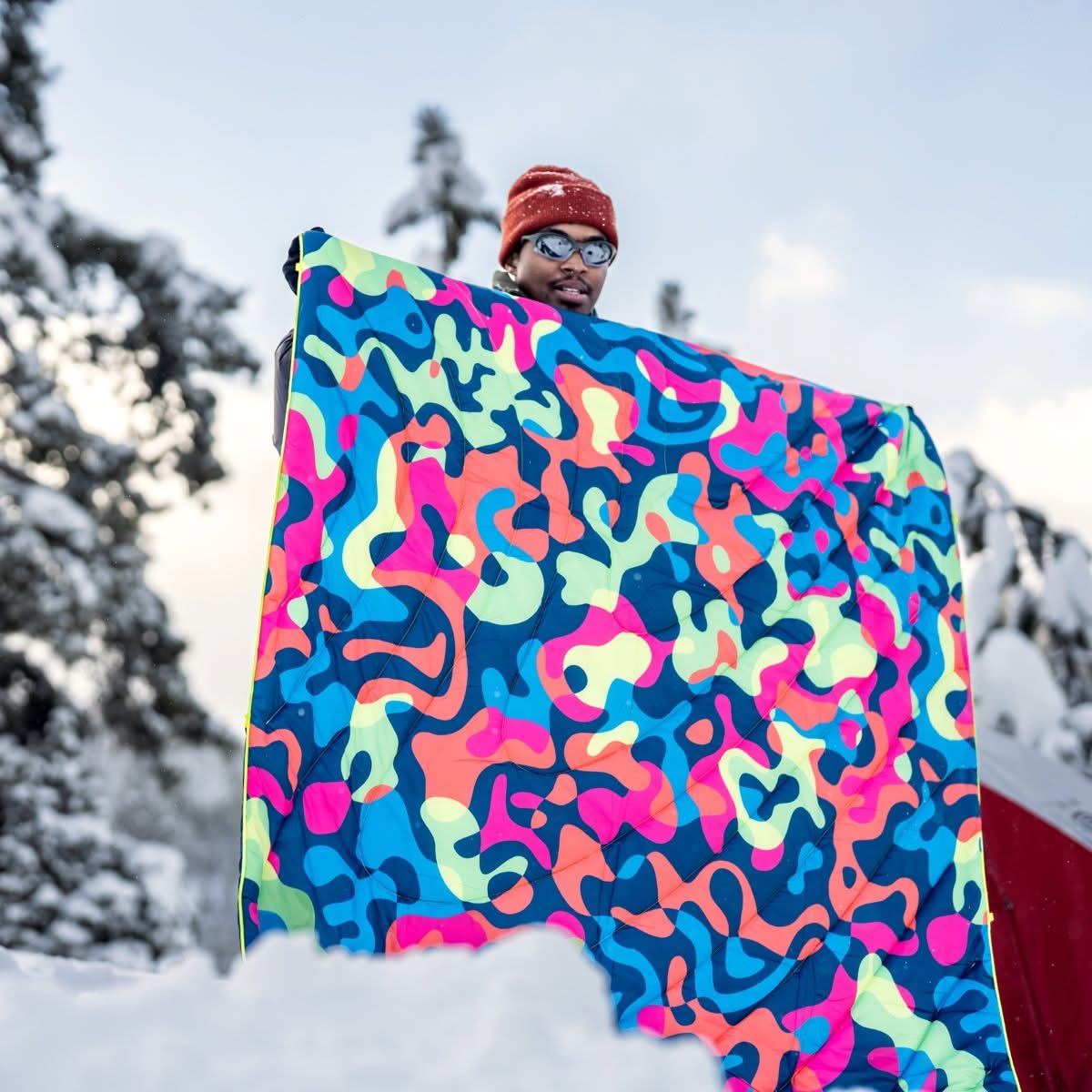 Original Puffy Blanket - Hyper Abstraction