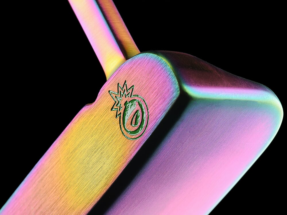 BombTech Golf 3.0 Volcano Torched Blade Putter