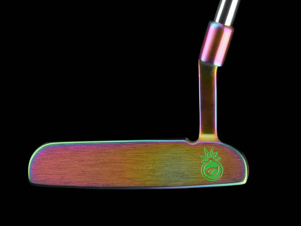 BombTech Golf 3.0 Volcano Torched Blade Putter