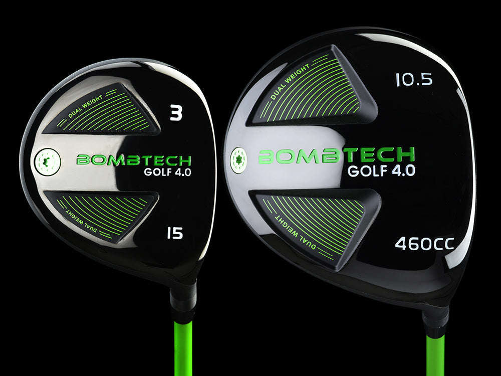 BombTech Golf 4.0 Driver and 3 Wood Bundle