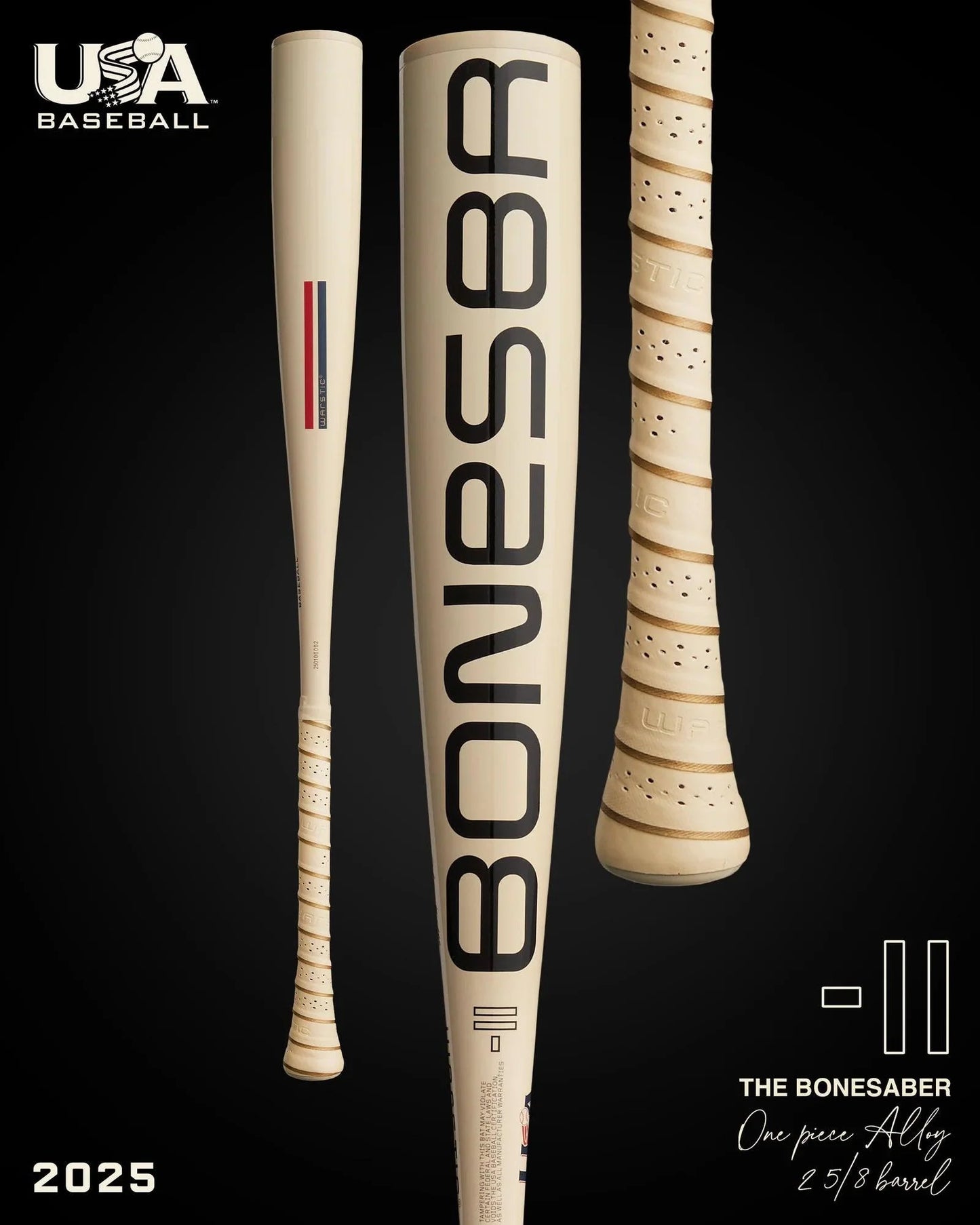 2025 Warstic Bonesaber Metal USA Baseball Bat -11