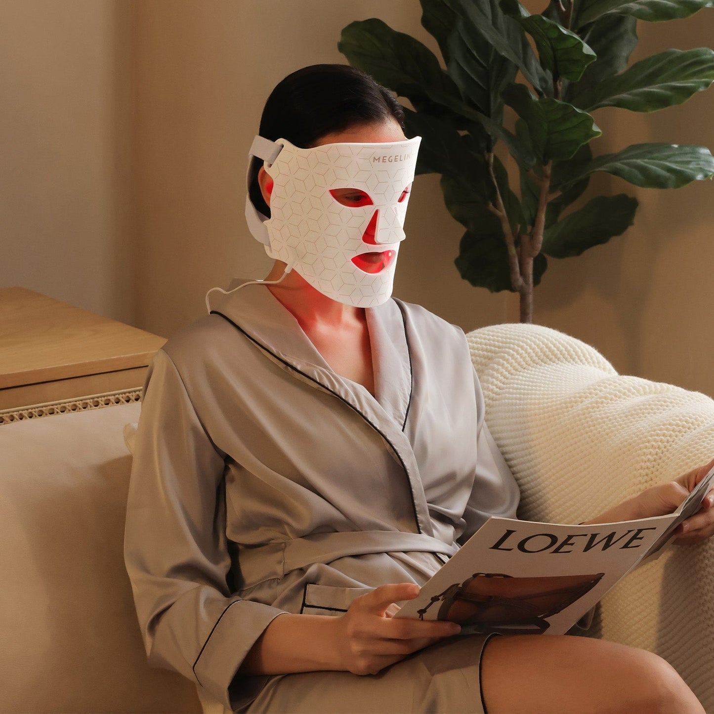 【🔥Big Sale🔥】Megelin LED Red Light Therapy Mask