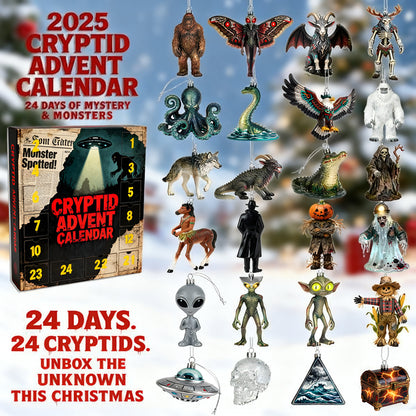 【🔥Big Sale🔥】🦍🛸2025 Cryptid Advent Calendar - Unbox the Unknown This Christmas 🎁👽