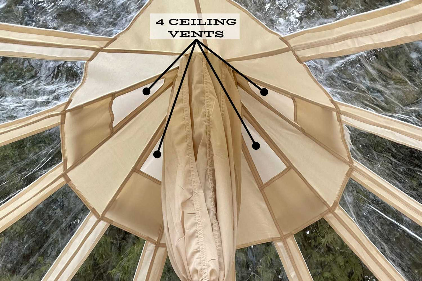 Life inTents 13' (4M) Stella Stargazing Canvas Tent