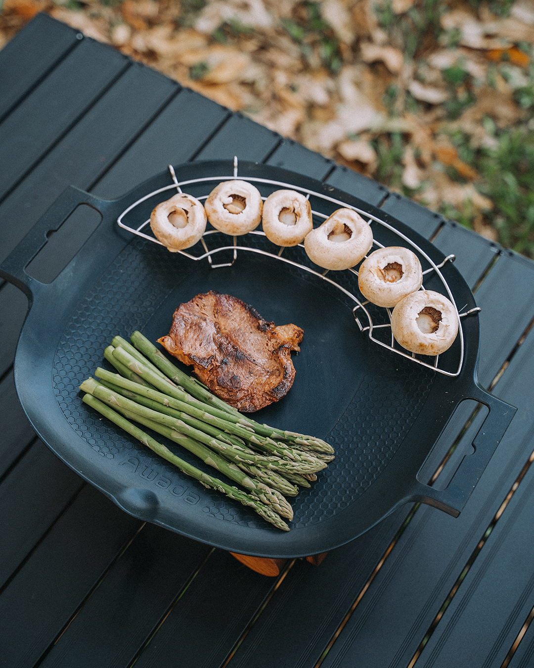 Electric and Fire Dual Purpose Grill Pan