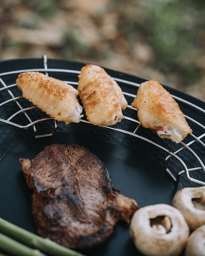 Electric and Fire Dual Purpose Grill Pan