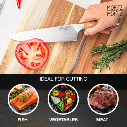 German Steel Professional Chef's Knife (8 inches) by Moritz & Moritz