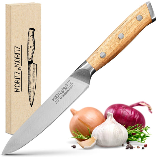 German Steel Professional Multipurpose Kitchen Knife (5 inches) by Moritz & Moritz