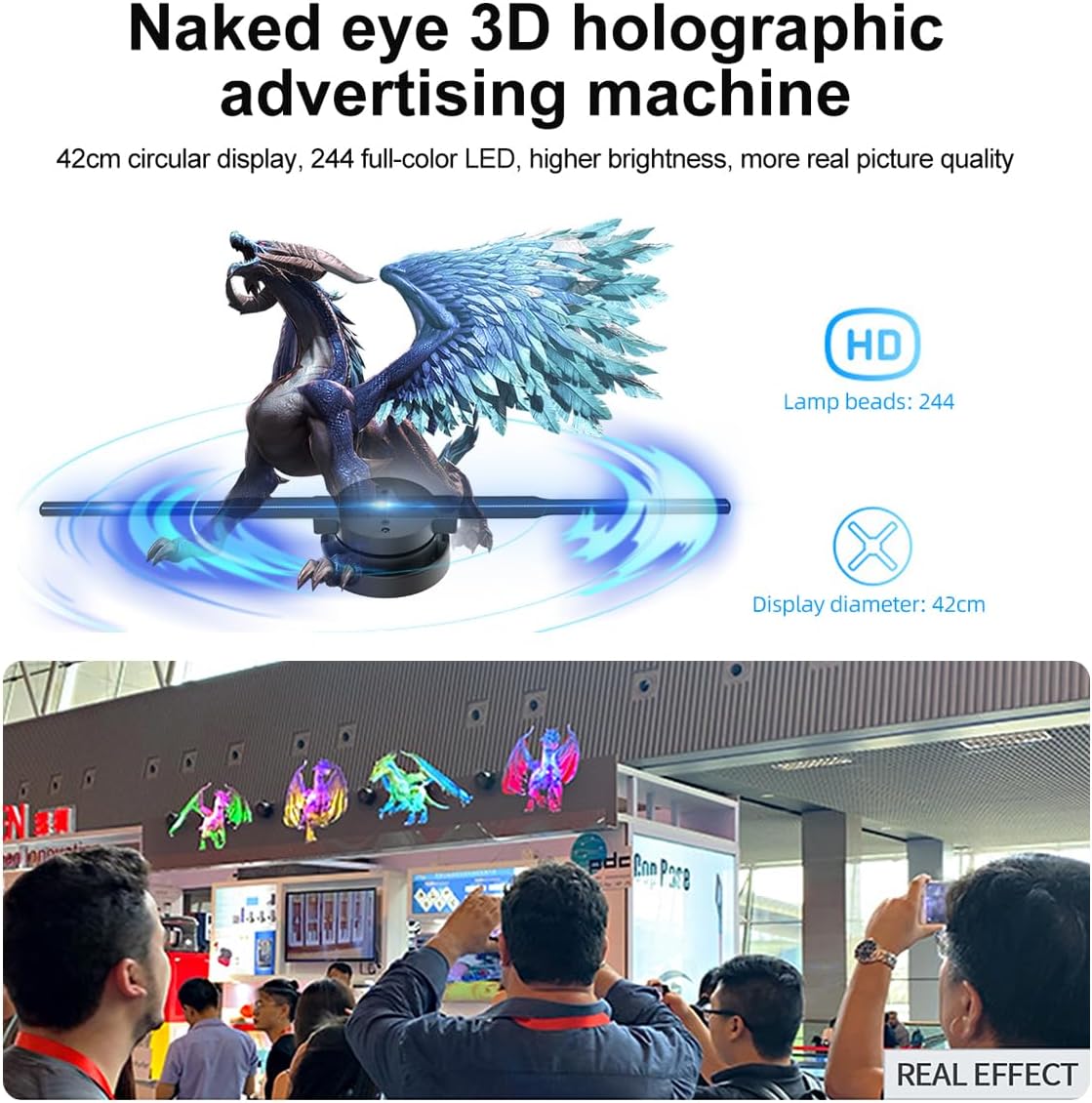 【🔥Big Sale🔥】🔥Halloween Sale 70% OFF🔥3D Hologram LED Fan Projector