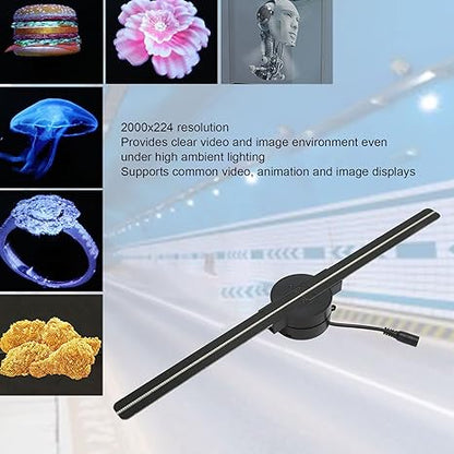 【🔥Big Sale🔥】🔥Halloween Sale 70% OFF🔥3D Hologram LED Fan Projector