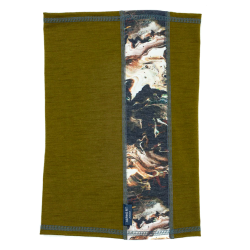 Geo Merino Wool Neck Gaiter by Alpine Fit