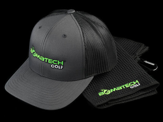 Bombtech Golf Hat and Towel