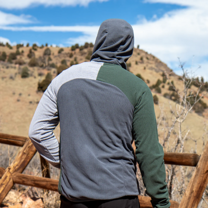 Men's Half Zip Fleece Ultralight Pullover by SkyGOAT