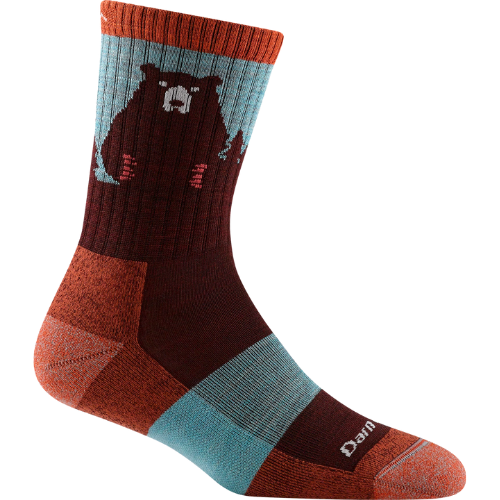 Women's Bear Town Micro Crew Lightweight Hiking Sock by Darn Tough