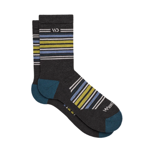 Men's Multi Stripe Cushioned Micro Crew Socks by WIDE OPEN® Socks