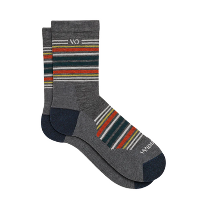 Men's Multi Stripe Cushioned Micro Crew Socks by WIDE OPEN® Socks