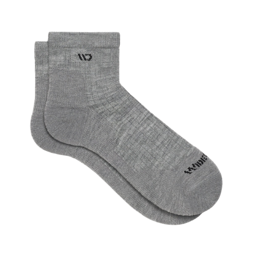 Men's Solid Cushioned Quarter Crew Socks by WIDE OPEN® Socks
