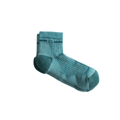 Women's Stripe Cushioned Quarter Crew Socks by WIDE OPEN® Socks
