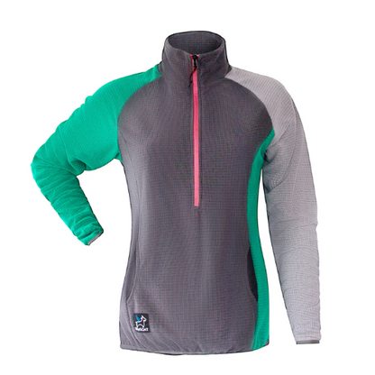 Women's Half Zip Fleece Ultralight Pullover by SkyGOAT