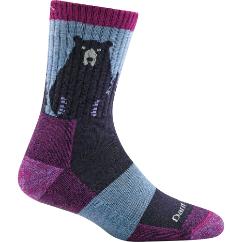 Women's Bear Town Micro Crew Lightweight Hiking Sock by Darn Tough