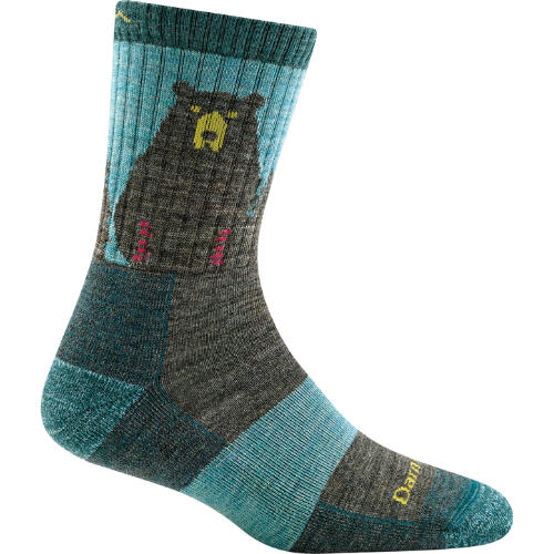 Women's Bear Town Micro Crew Lightweight Hiking Sock by Darn Tough