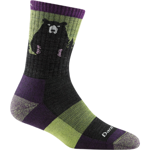 Women's Bear Town Micro Crew Lightweight Hiking Sock by Darn Tough
