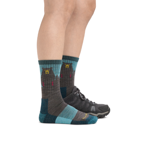 Women's Bear Town Micro Crew Lightweight Hiking Sock by Darn Tough