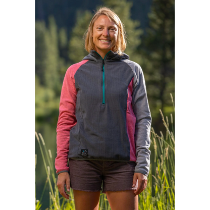 Women's Half Zip Fleece Pullover by SkyGOAT