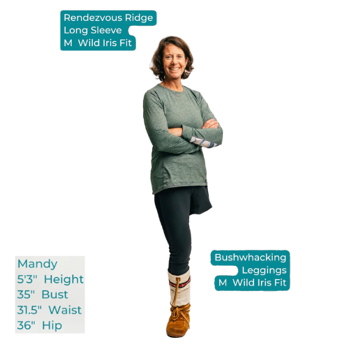Women's Rendezvous Ridge Long Sleeve by Alpine Fit