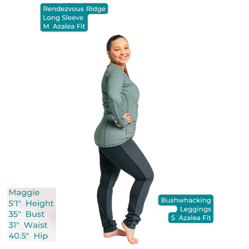 Women's Rendezvous Ridge Long Sleeve by Alpine Fit