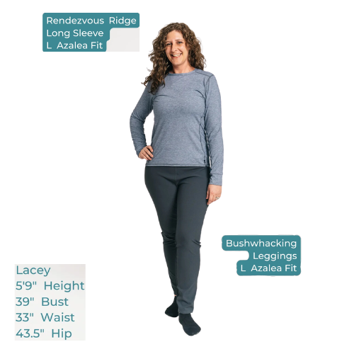 Women's Rendezvous Ridge Long Sleeve by Alpine Fit