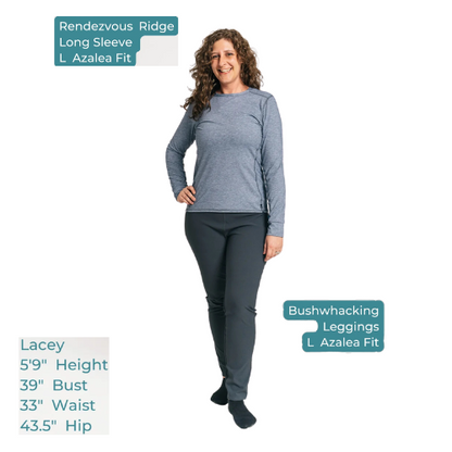 Women's Rendezvous Ridge Long Sleeve by Alpine Fit