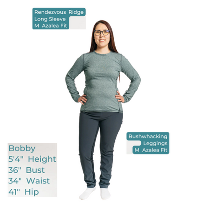 Women's Rendezvous Ridge Long Sleeve by Alpine Fit