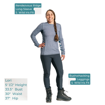 Women's Rendezvous Ridge Long Sleeve by Alpine Fit