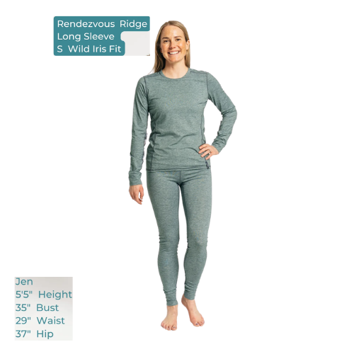 Women's Rendezvous Ridge Long Sleeve by Alpine Fit