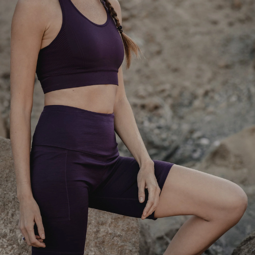 Women's Send-it Seamless Sports Bra by Ridge Merino