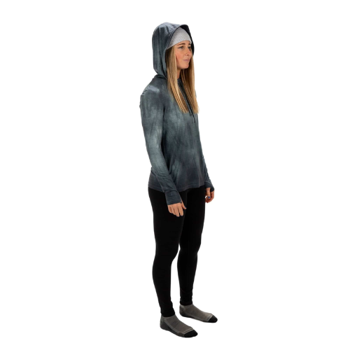 Women's Solstice Lightweight Wool Hoodie by Ridge Merino