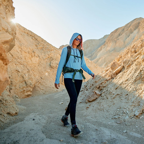 Women's Solstice Lightweight Wool Hoodie by Ridge Merino